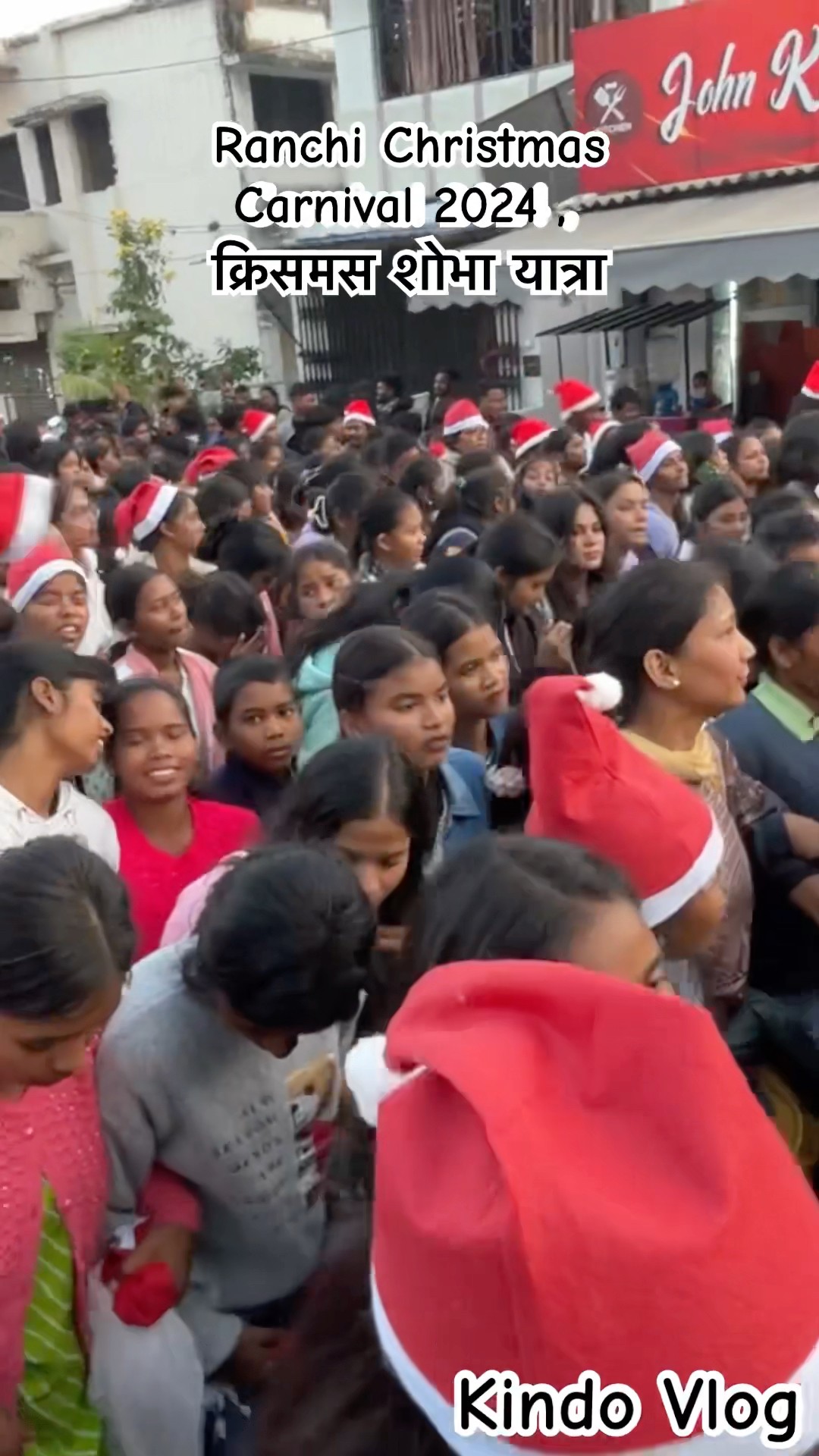 Ranchi Christmas Carnival 2024 , क्रिसमस शोभा यात्रा/video172